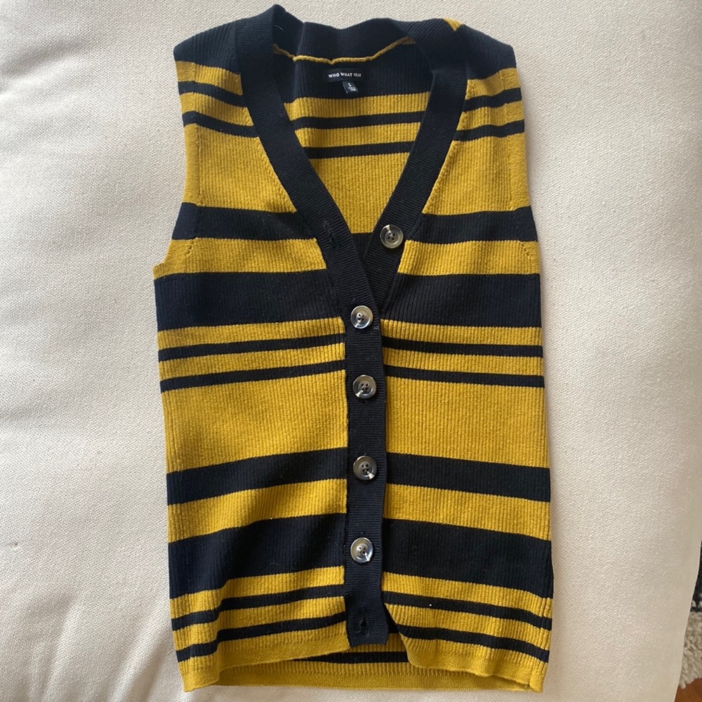 Who What Wear stripped Sweater tank top